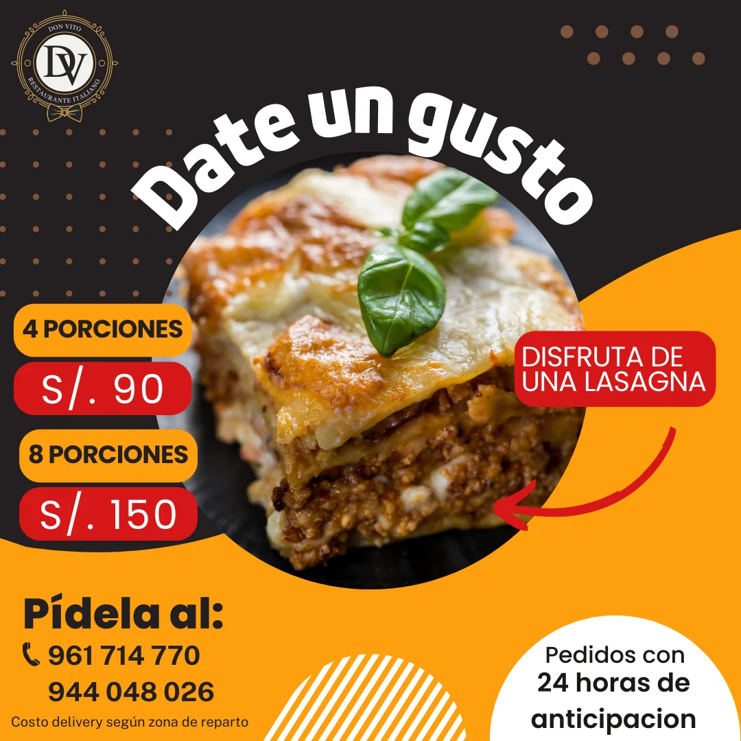 Don Vito Restaurante — Gastronomía & Contenido